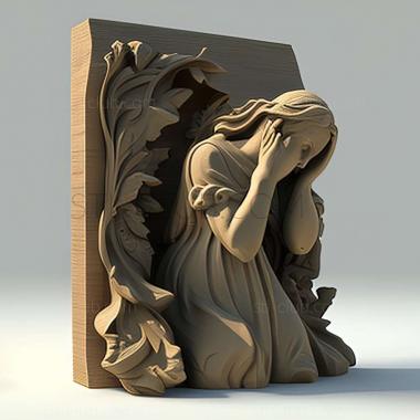 3D мадэль Камиль Коро (STL)